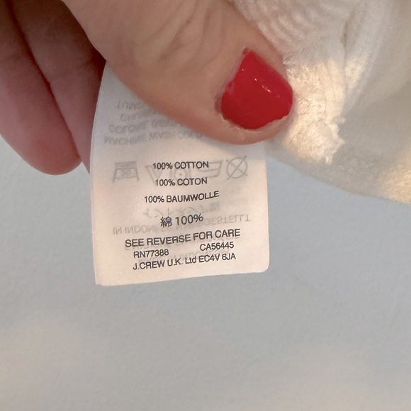 Madewell Texture & Thread Tie-Front Tank Top in White - XS - Picture 8 of 11